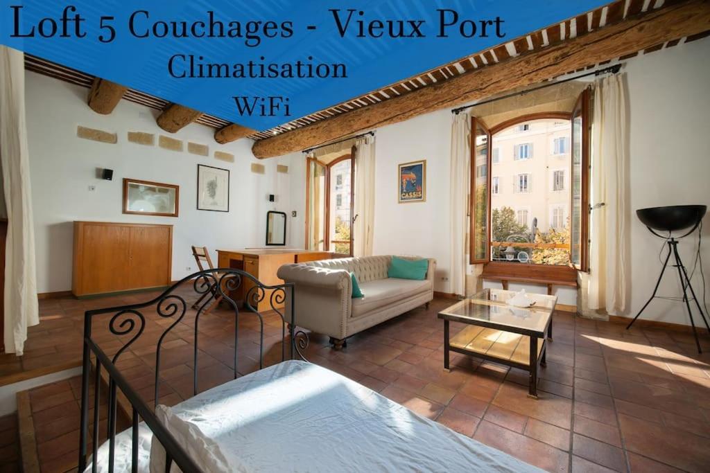 Air-Conditioned Loft In The Heart Of The Old Port Marseille Kültér fotó